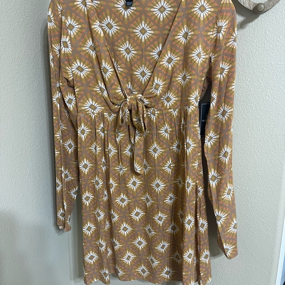 Volcom Star Dreamer Dress with Floral Design